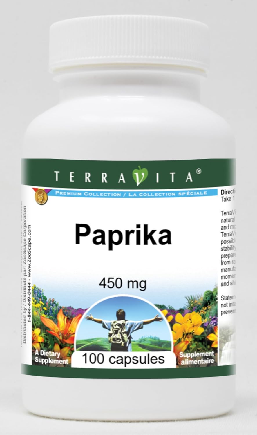 Paprika - 450 mg (100 Capsules, ZIN: 521067) - 3 Pack