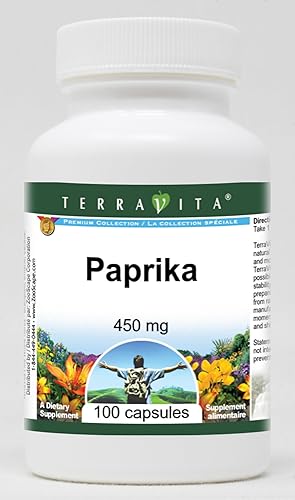 Pimentón - 450 mg (100 Cápsulas, ZIN 521067) - Paquete de 2