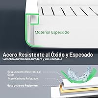 Vista 7 de Organizador de gabinete extraíble, expandible (12"-20") cajones deslizantes de servicio pesado fijados con película nano adhesiva para ollas