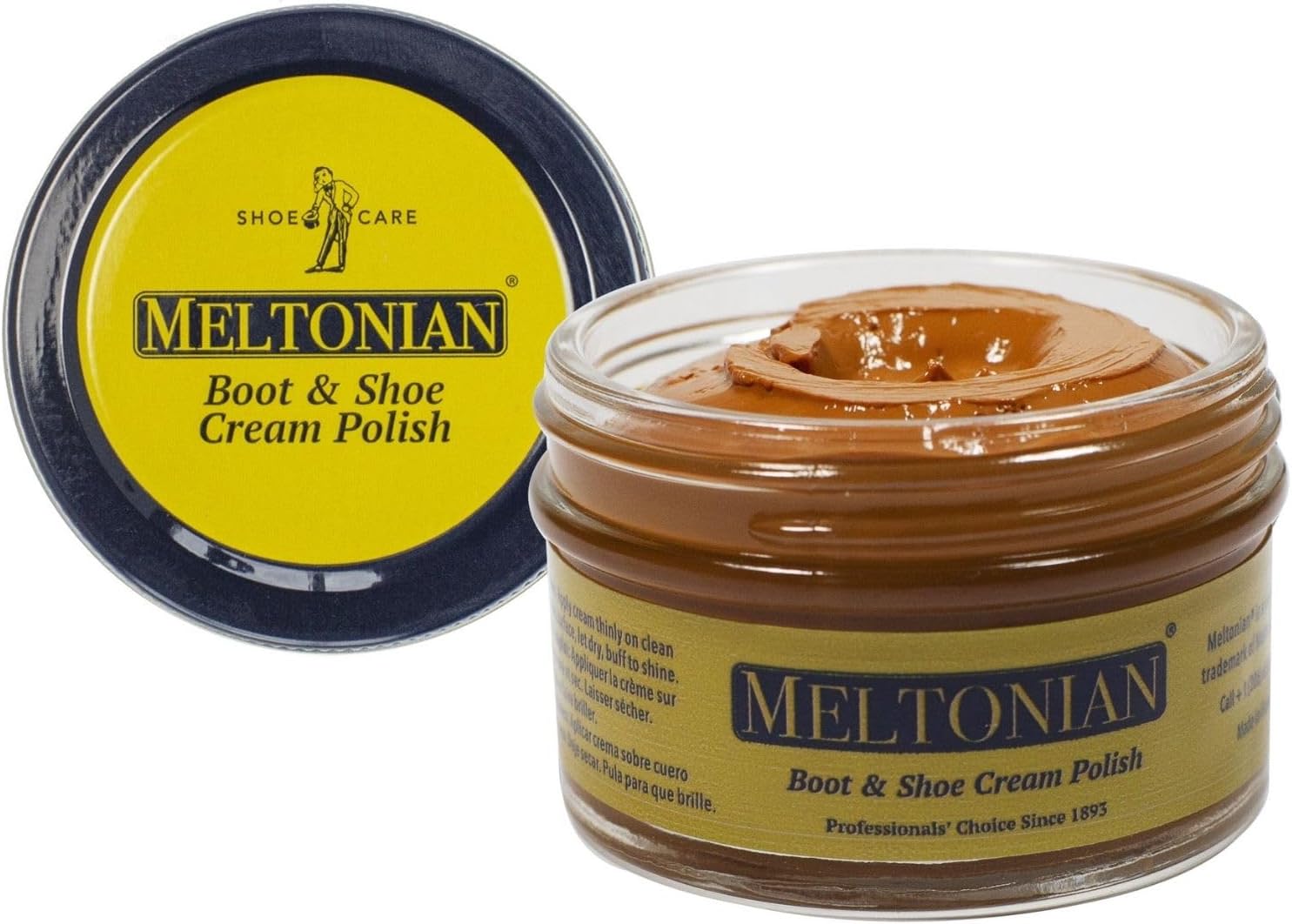Meltonian Boot and Shoe Cream Polish, 1.55 Ounces