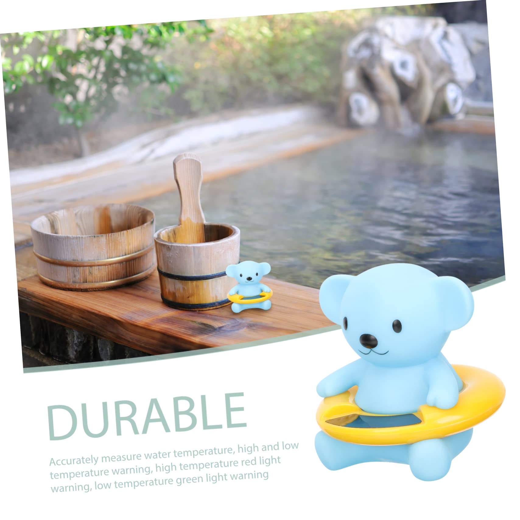 BESPORTBLE Thermomètre À Pour Prendre Un Bain Capteur De Température De L' Pour Tout-Petits Gel De Silice 3 Pièces