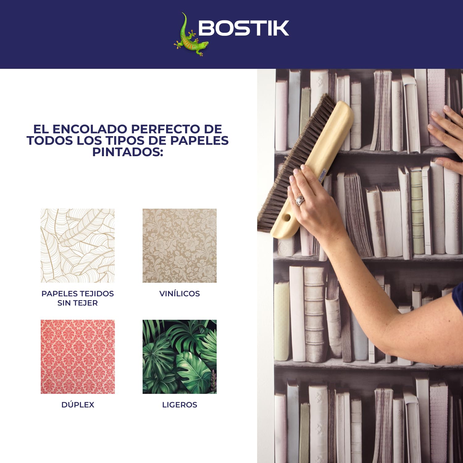 Bostik, Klej do tapet, wszelkiego rodzaju tapety, Odporny na wilgoć, Gotowy do użycia, Do użytku z wałkiem lub pędzlem, Klej do malowania, Różowy, 1 kg