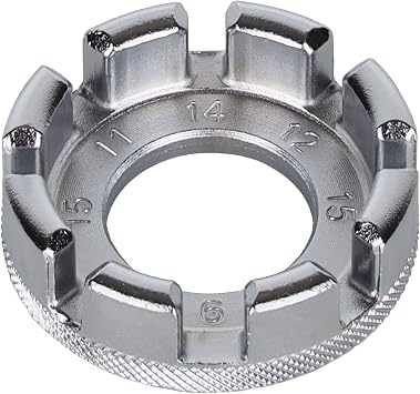 CyclingDeal Premium Bike Bicycle Wheel Spoke Wrench Tool - Wider Size Selection Anti-Skid - Size 9/10/11/12/13/14/15