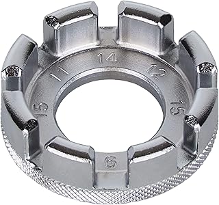 CyclingDeal Premium Bike Bicycle Wheel Spoke Wrench Tool - Wider Size Selection Anti-Skid - Size: 9/10/11/12/13/14/15