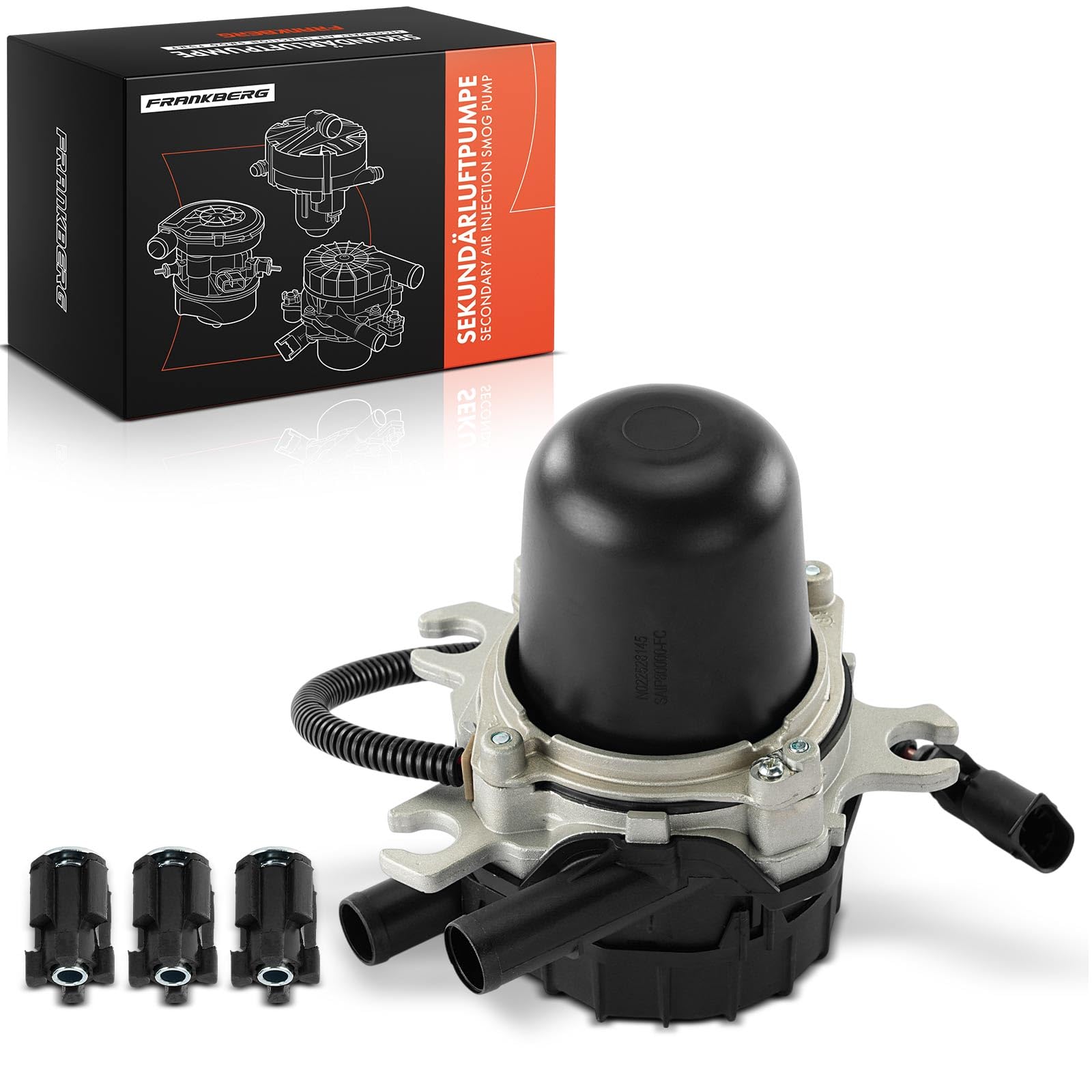 Frankberg Pompe à air secondaire, 2 pôles, 9653340580 | Compatible avec: Xsara N1, C5 Je casse DE, 306 7B N3 N5, Xsara Picasso N68, 307 CC 3B, C5 I DC, C4 I LC, 307 Pause 3E
