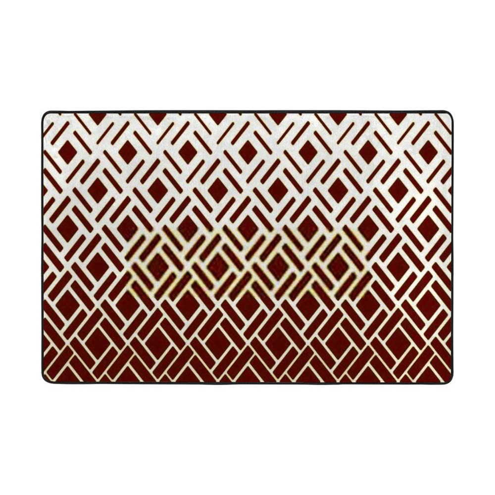 Tapis corail texturé or et blanc pour transformer votre intérieur en nid douillet