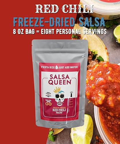 Vista 20 de Salsa Queen Salsa gourmet liofilizada Cantina Ingredientes frescos Vida útil de más de 3 años No necesita refrigeración Vegana, cetogénica