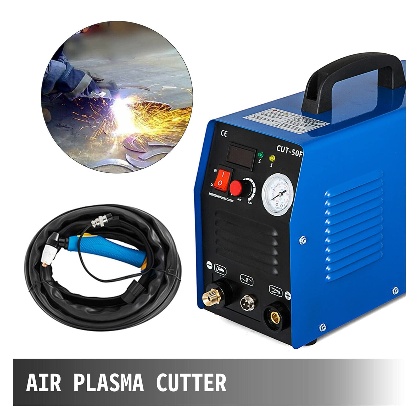 CUT50 50AMP CORTADOR DE PLASMA HF Inversor Digital Plasma Plasma Máquina de corte de soldadura IGBT MÁQUINA DE SOLDADURA DIGITAL Maquinaria y equipamiento