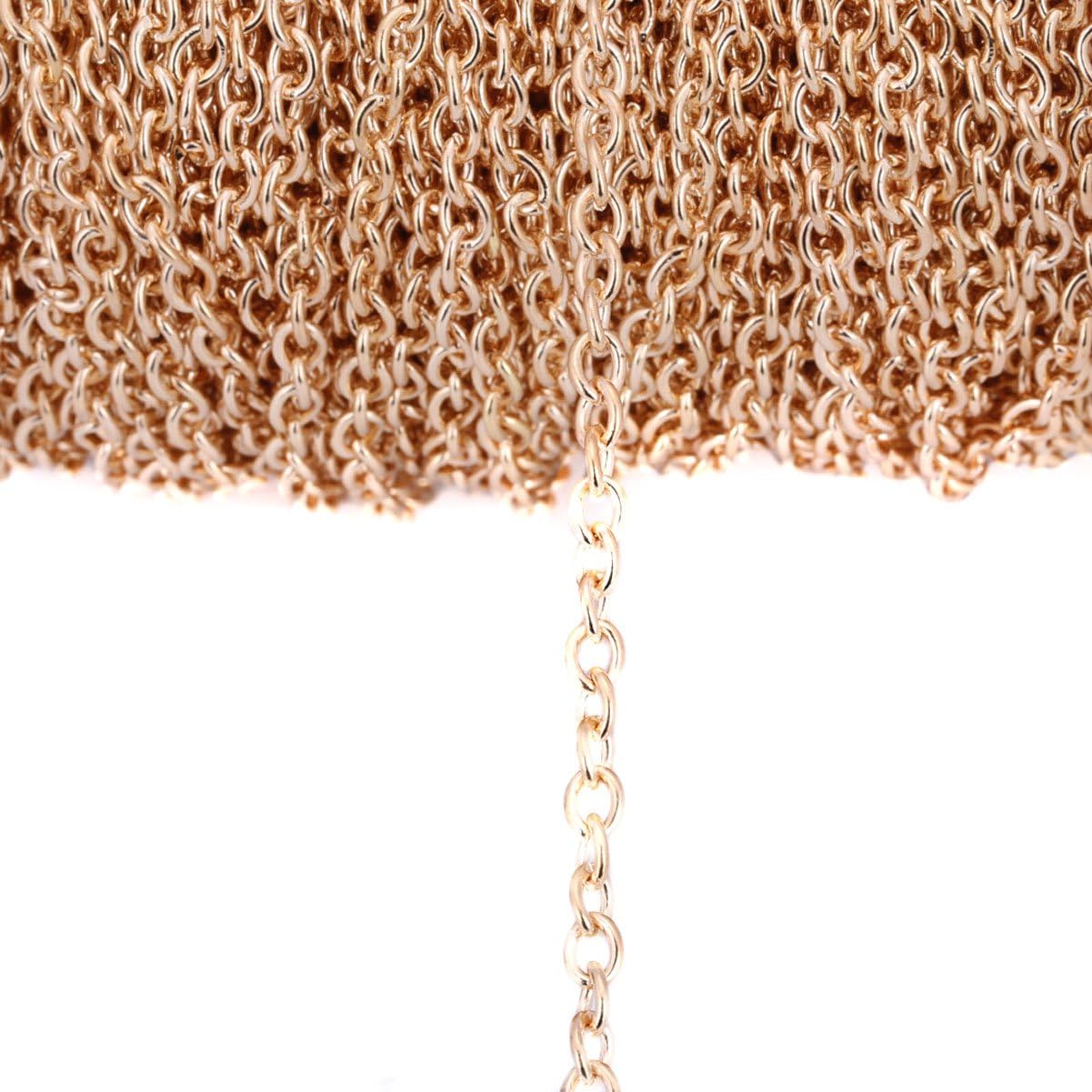 32.8 Ft Small Link 4 x 6mm Iron Twisted Cross Chains DIY