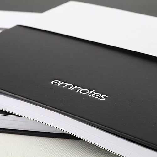 Miniatura 4 de Cuaderno sin rayas, papel en blanco sin forro, 8.5 x 11 pulgadas, 80 hojas, tapa blanda negra (paquete de 3)