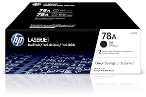 HP 78A Black Toner Cartridges (2-pack) | Works with HP LaserJet Pro...