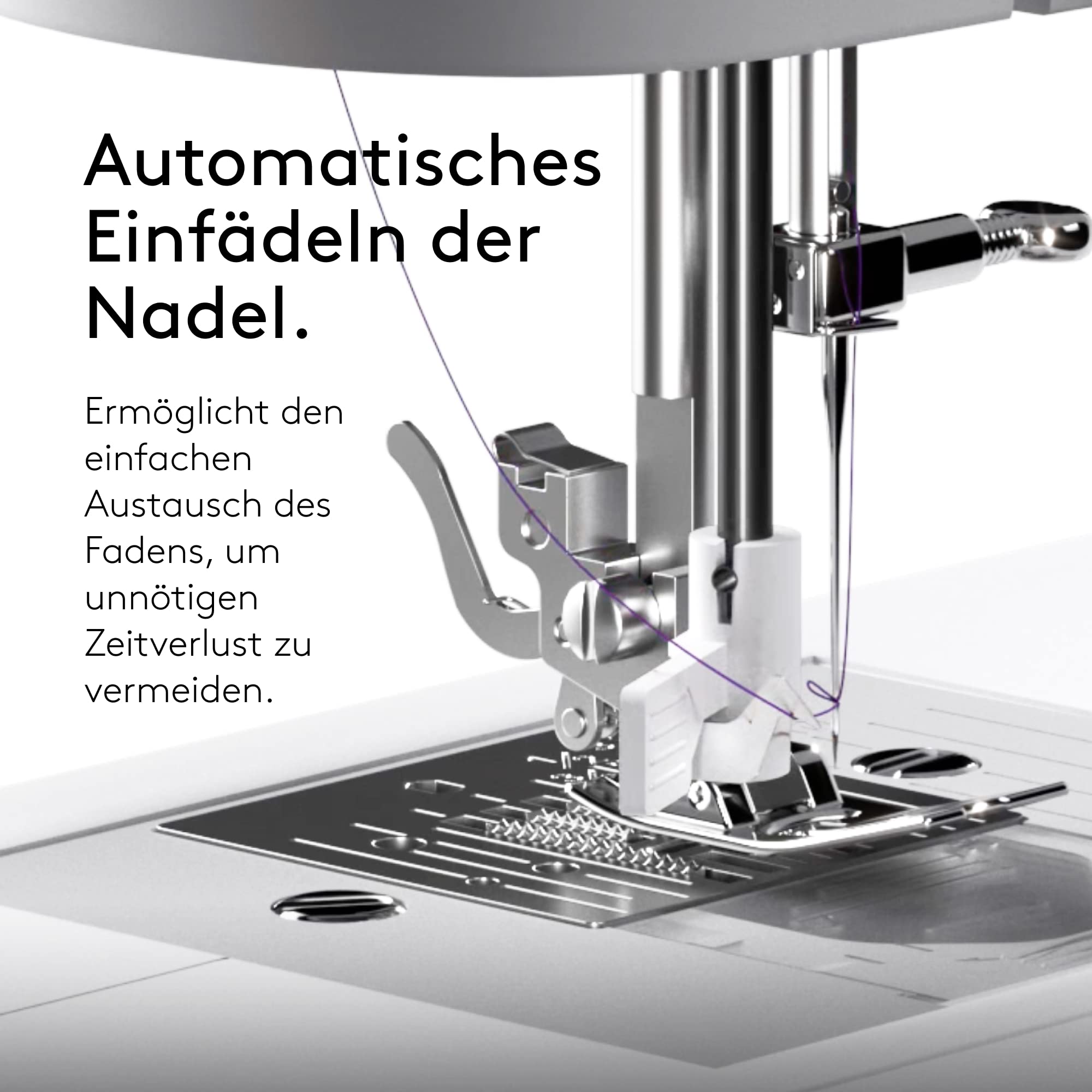 VIOLA Atelier M14 Nähmaschine mit 14 Nähprogramme, Einfädelautomatik, Rotierenden Greifer aus Metall, Robuste interne Aluminiumstruktur und ABS-Gehäuse
