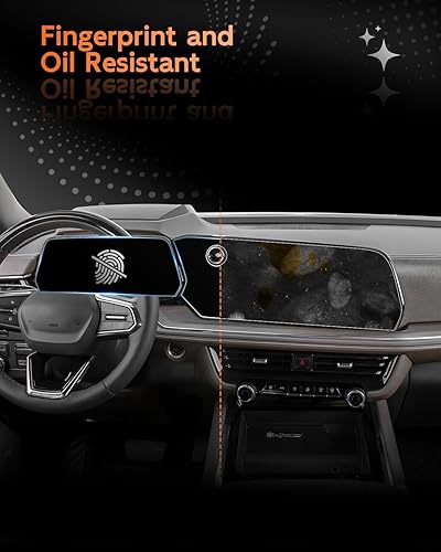 Vista 248 de CDEFG Cristal templado para Chevrolet Silverado/GMC Sierra 2025, pantalla táctil de 13.4 pulgadas, accesorios para Chevy Silverado/Sierra 1500