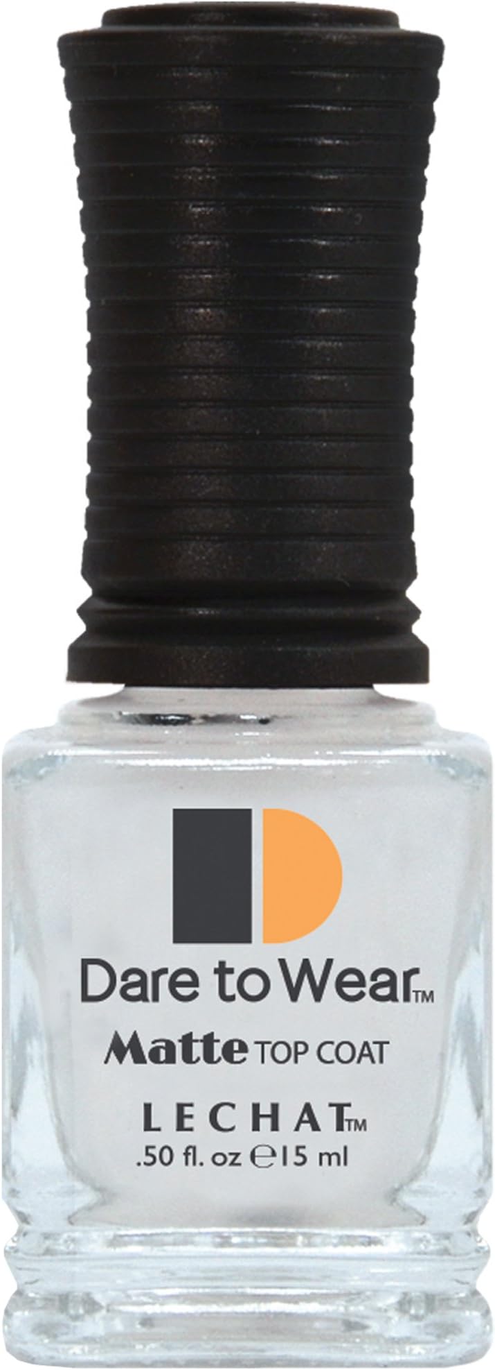 LeChat Dare To Wear Nail Lacquer, Matte Top Coat, 0.5 Ounce,DWTM01
