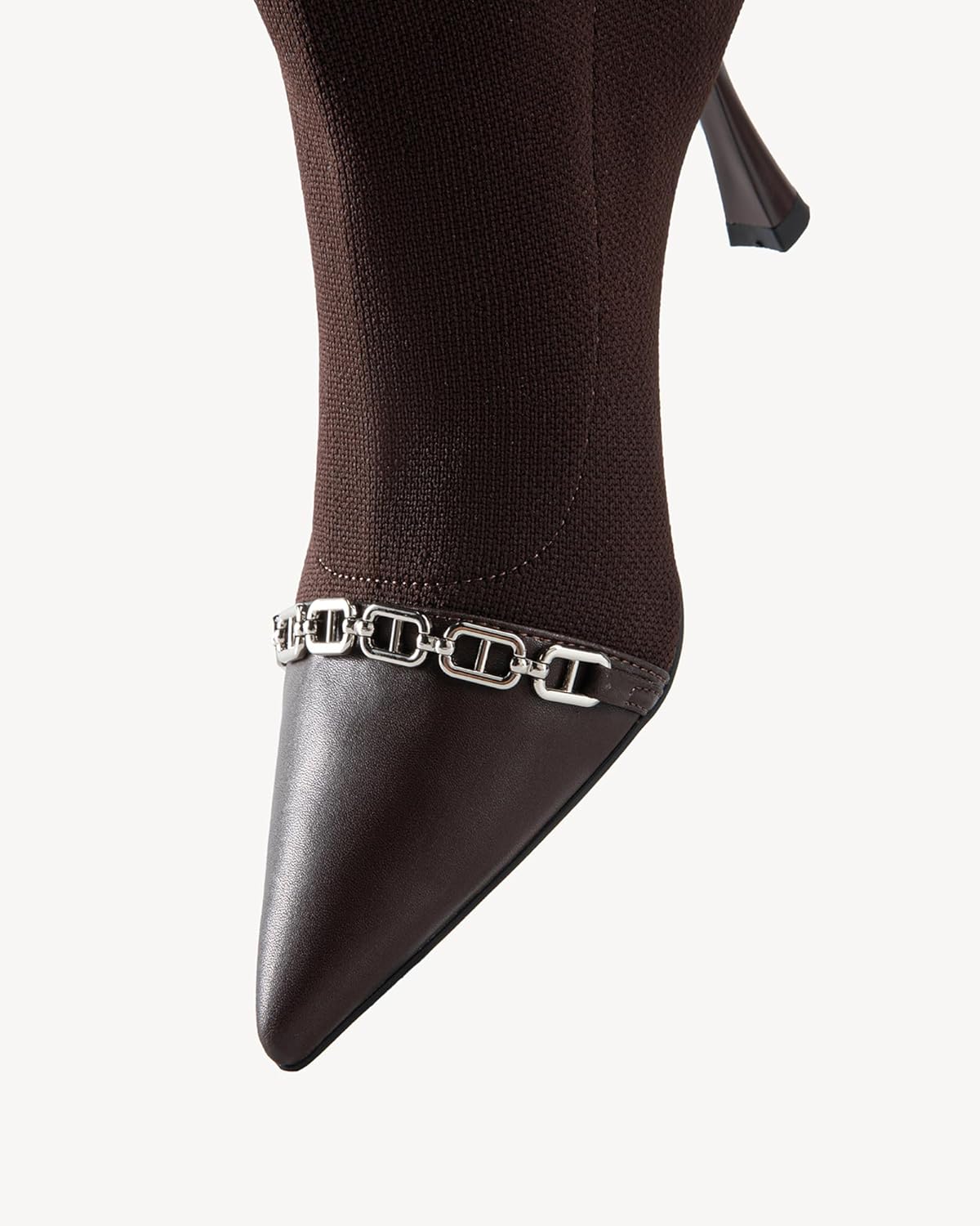 NEWBELLA Women's Suede Knee-High Boots - Sleek Design Stiletto Heel Boots for Daily Wear, Halloween, Christmas - Image 2