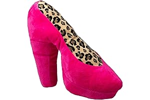 Doggy Parton Pink Fabulous High Heel Toy - One Size, All Breeds
