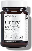 Vista 1 de Amalth Cápsulas de extracto de hoja de curry de 500 mg Cápsulas de suplemento de hoja de curry Extracto de Murraya Koenigii Suplemento a base