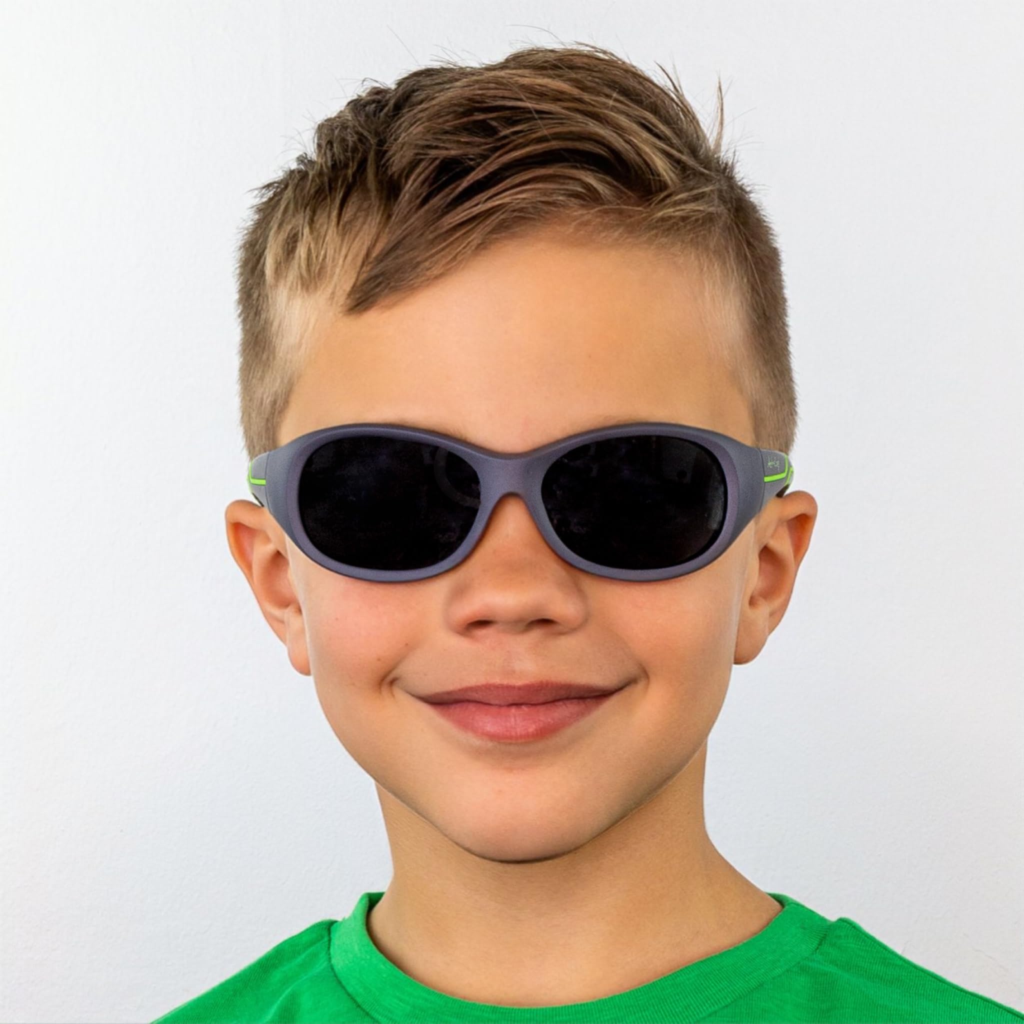 ActiveSol Kids @School Gafas solares deportivas para niños | Niñas y niños | 100% protección UV 400 | polarizadas | de goma flexible irrompible | 5-10 años | solo 22 gramos