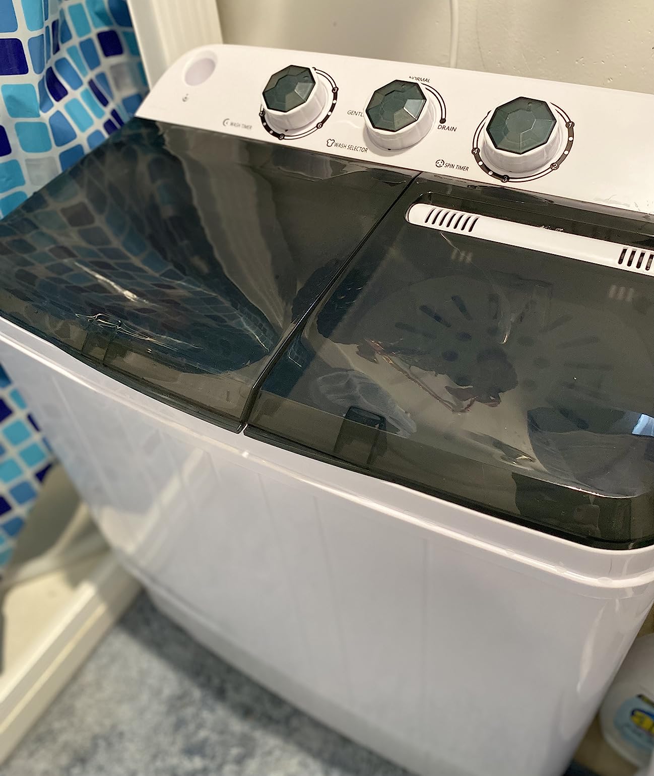 20/mo Finance Portable Washing Machine 17.6Lbs Capacity Washer and