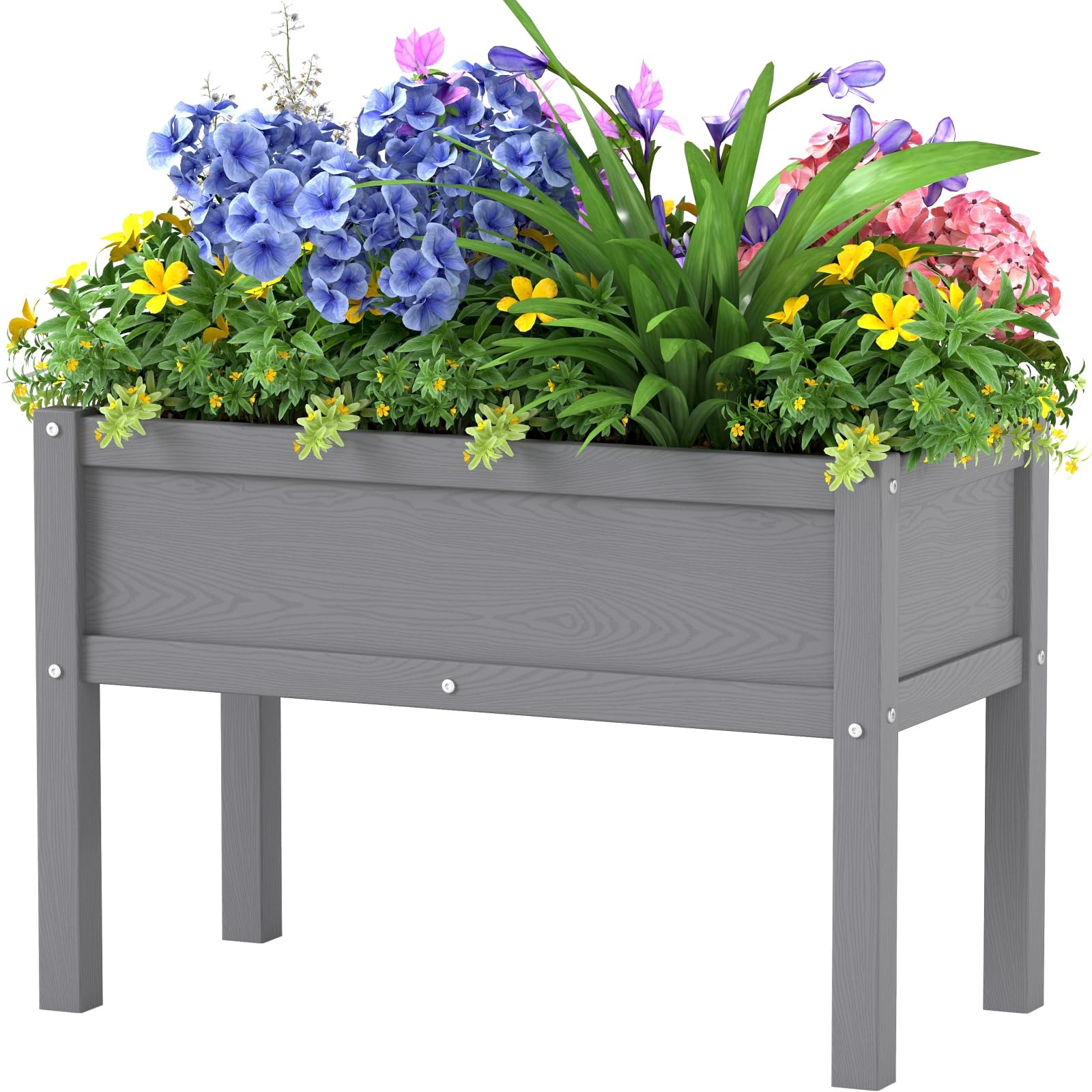BIVODA Small HDPE Raised Garden Bed