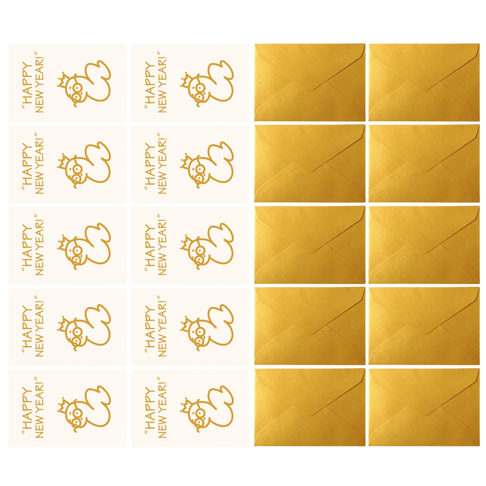 Elnwnnkc Men's Type D 10Pieces 2025 Year Of The Snake Greeting Card With Envelope Cartoon Chinese New Year Card For Wo Spring Festival Student Greeting Cards