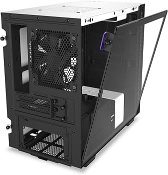 Amazon.co.jp: NZXT H210 mini-ITXケース [ White & Black ] CA-H210B