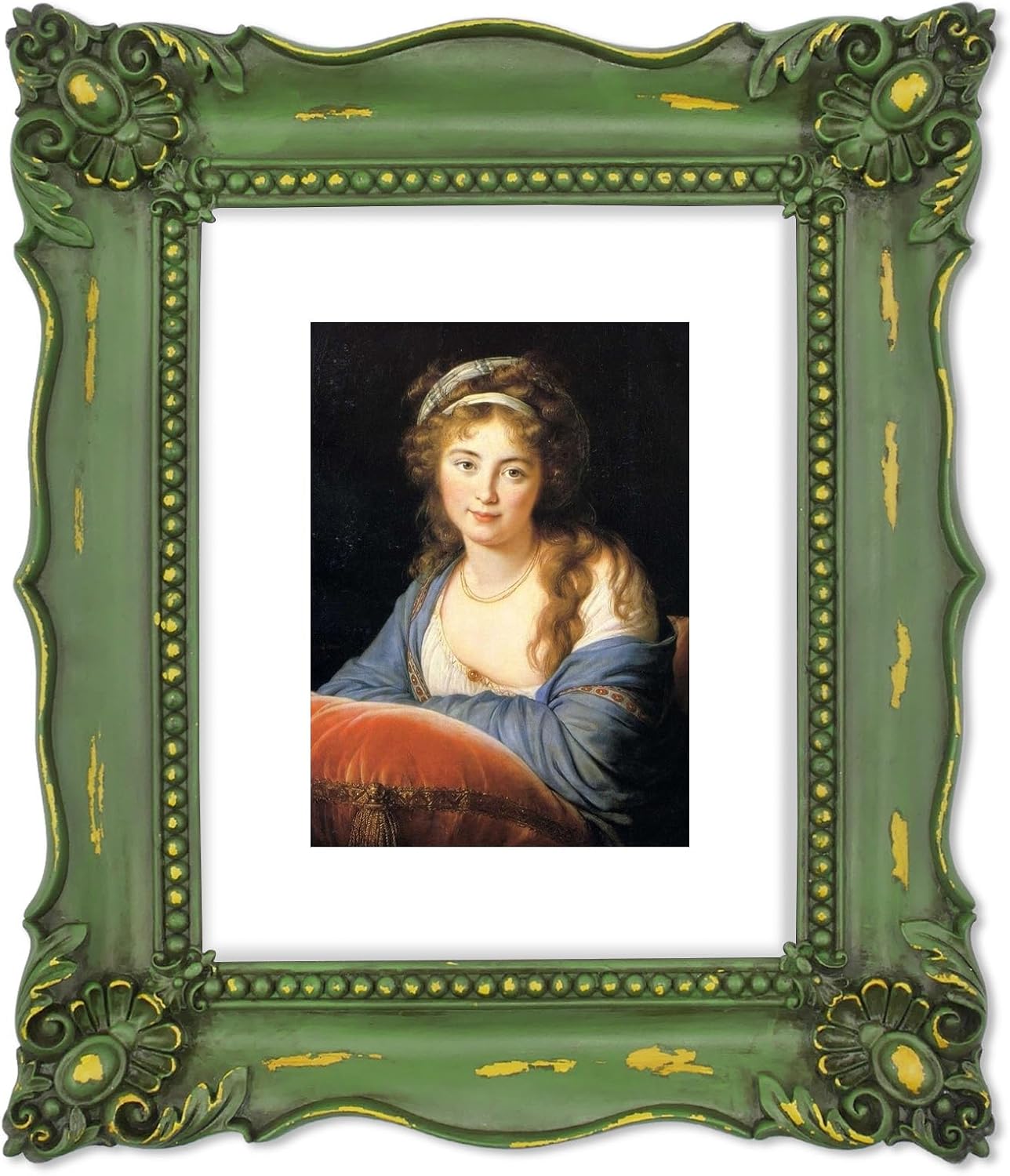 iAmoy 8x10 Picture Frame Green Photo Frame with Glass