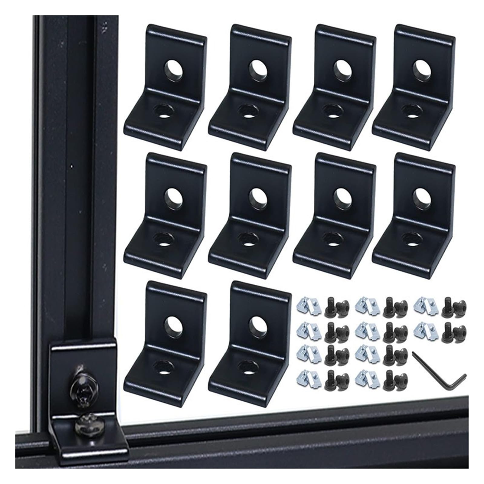 kou　1204040 Amazon.com: UAMOU 10pcs 2020 4040 2040 L Shape Corner Bracket