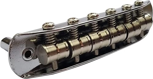 Miniatura 3 de Mustang Bridge con sillines grandes, también se adapta a Fender Jaguar o Jazzmaster, cromado
