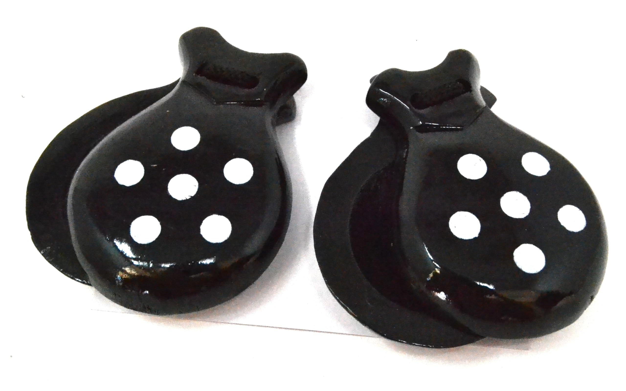 SPANISH BLACK CASTANETS FOR ADULTS CASTANETS FLAMENCO DANCE - Image 4