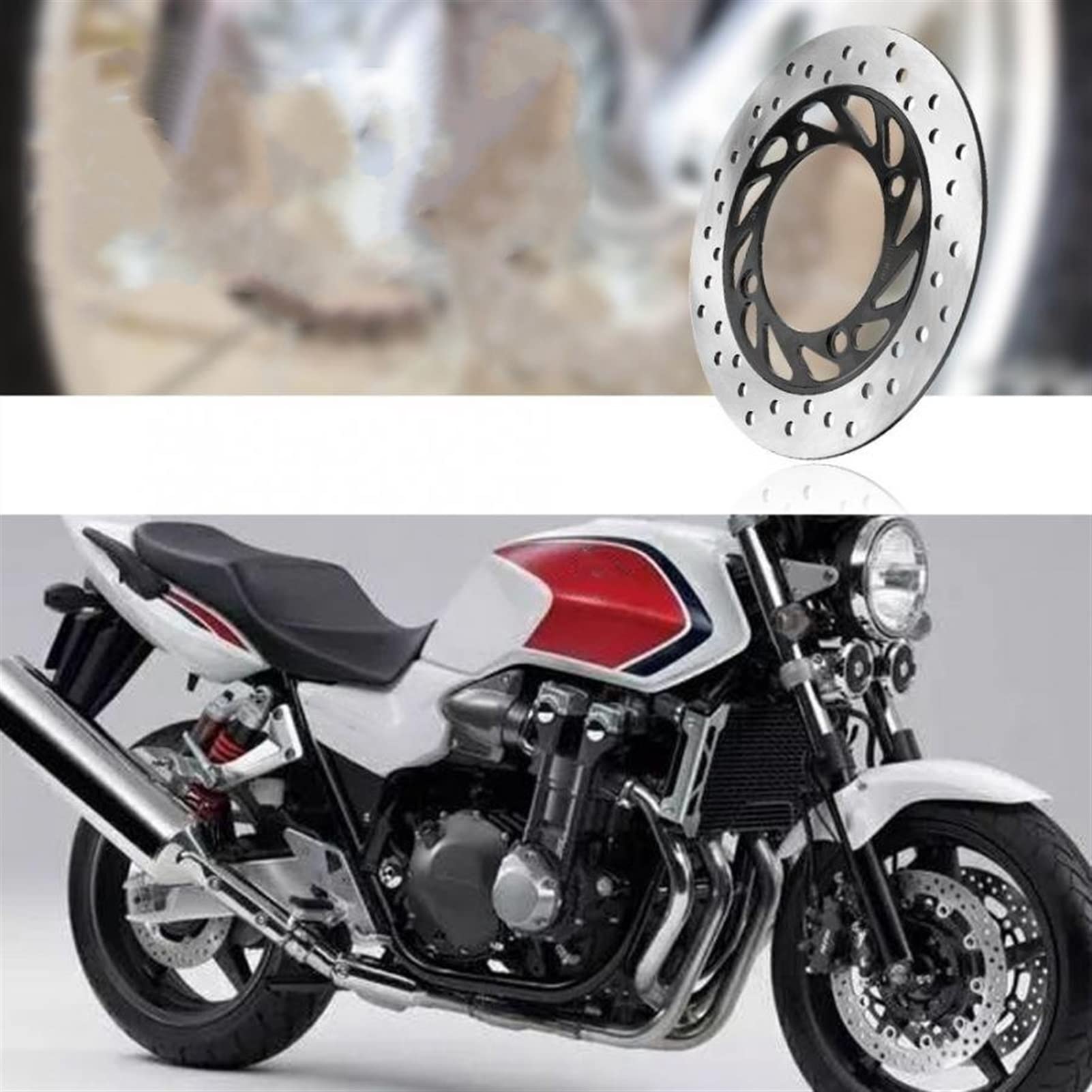 Disco De Freno Trasero Redondo Motocicleta para CB400 CB-1 CB500 CB750 CB900 para Hornet919 CBR250 PS250 NSS250 FES250 XL650 XRV650 240mm Rotor Disco Freno Freno Disco