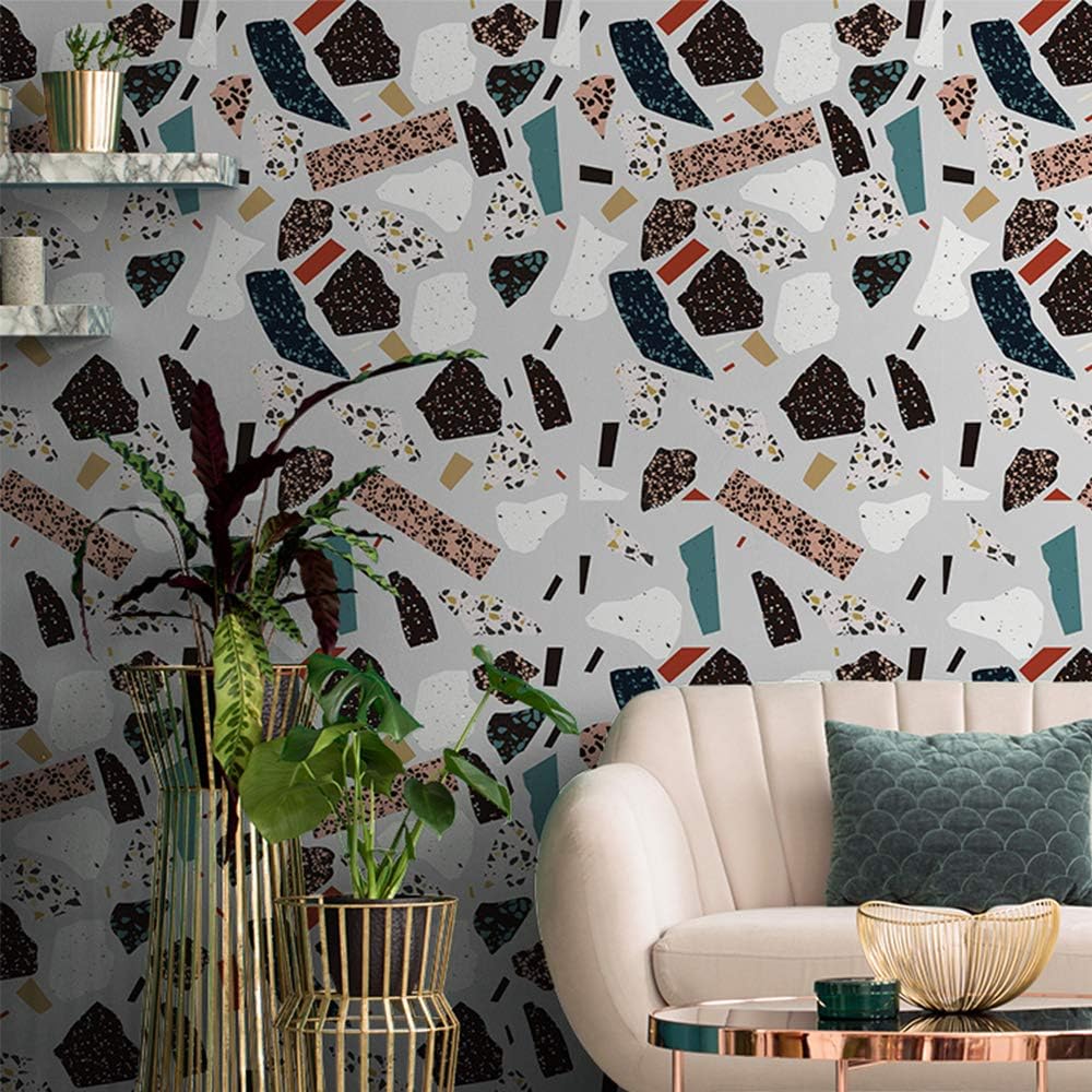 Terrazzo Effect Self Adhesive Furniture Stickers, Table Sticker, Panels Sticker - Image 5