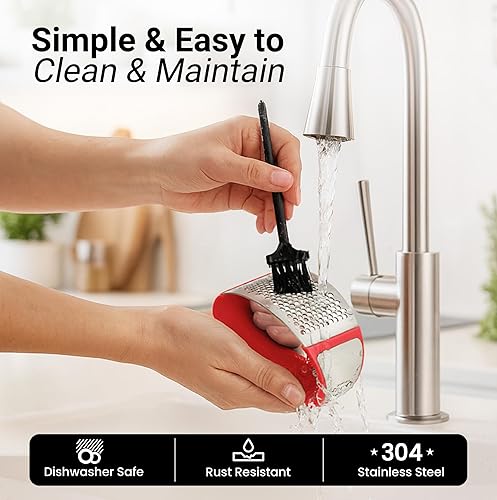 Miniatura 6 de Zulay - Juego de balancines de acero inoxidable para prensar ajos, picadora de ajo de primera calidad, trituradora de ajo innovadora con pelador