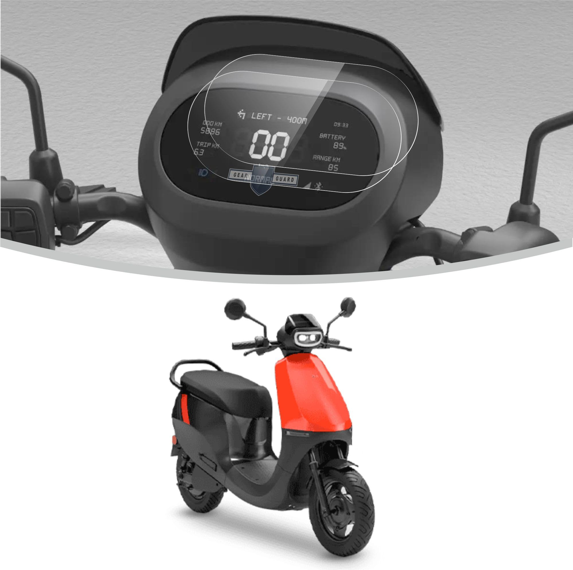 RGY [2 Pack Screen Guard For Ola EV Scooter S1 x | S1 x Plus 2023 Accessories Screen Protector - Clear (B0CPT9F5NF) Amazon Price History, Amazon Price Tracker