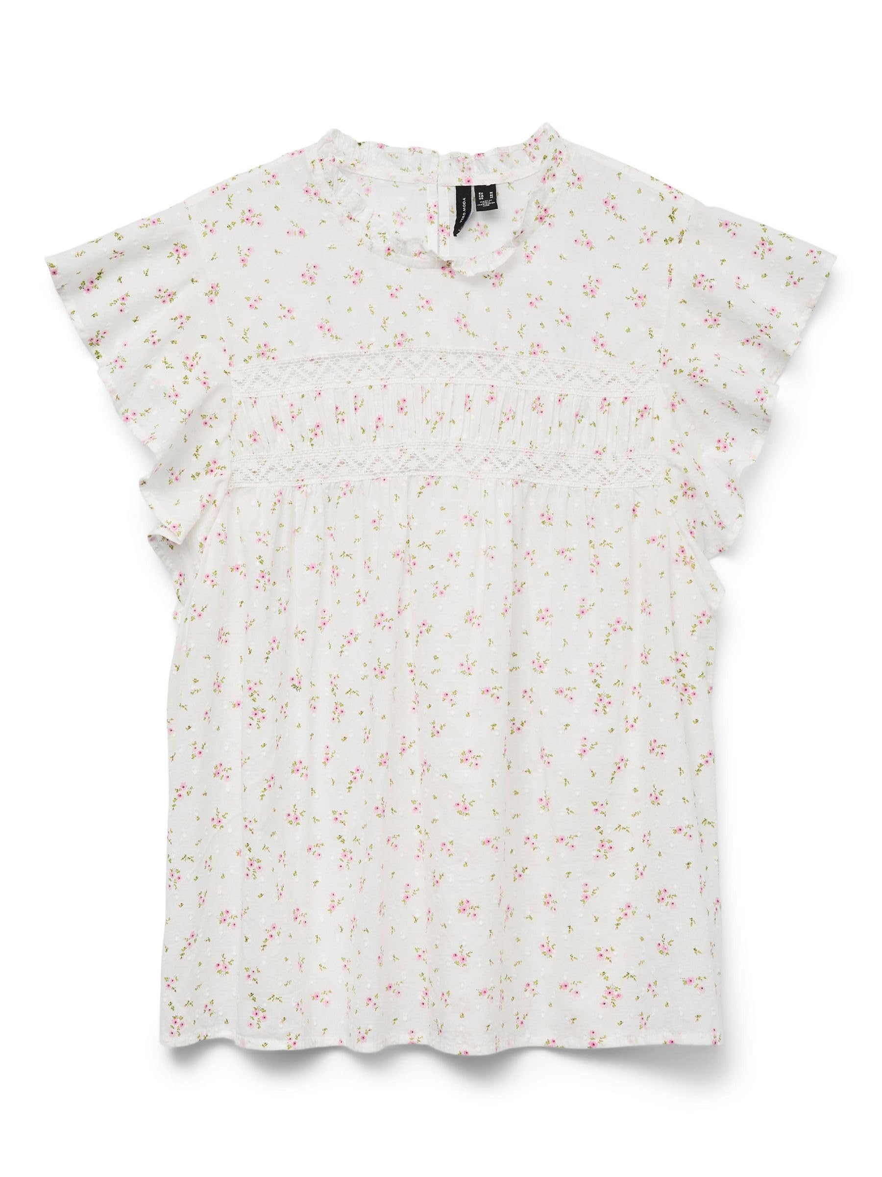 VERO MODA Female Blouse VMTRINE Shirt, Snow White 1, S
