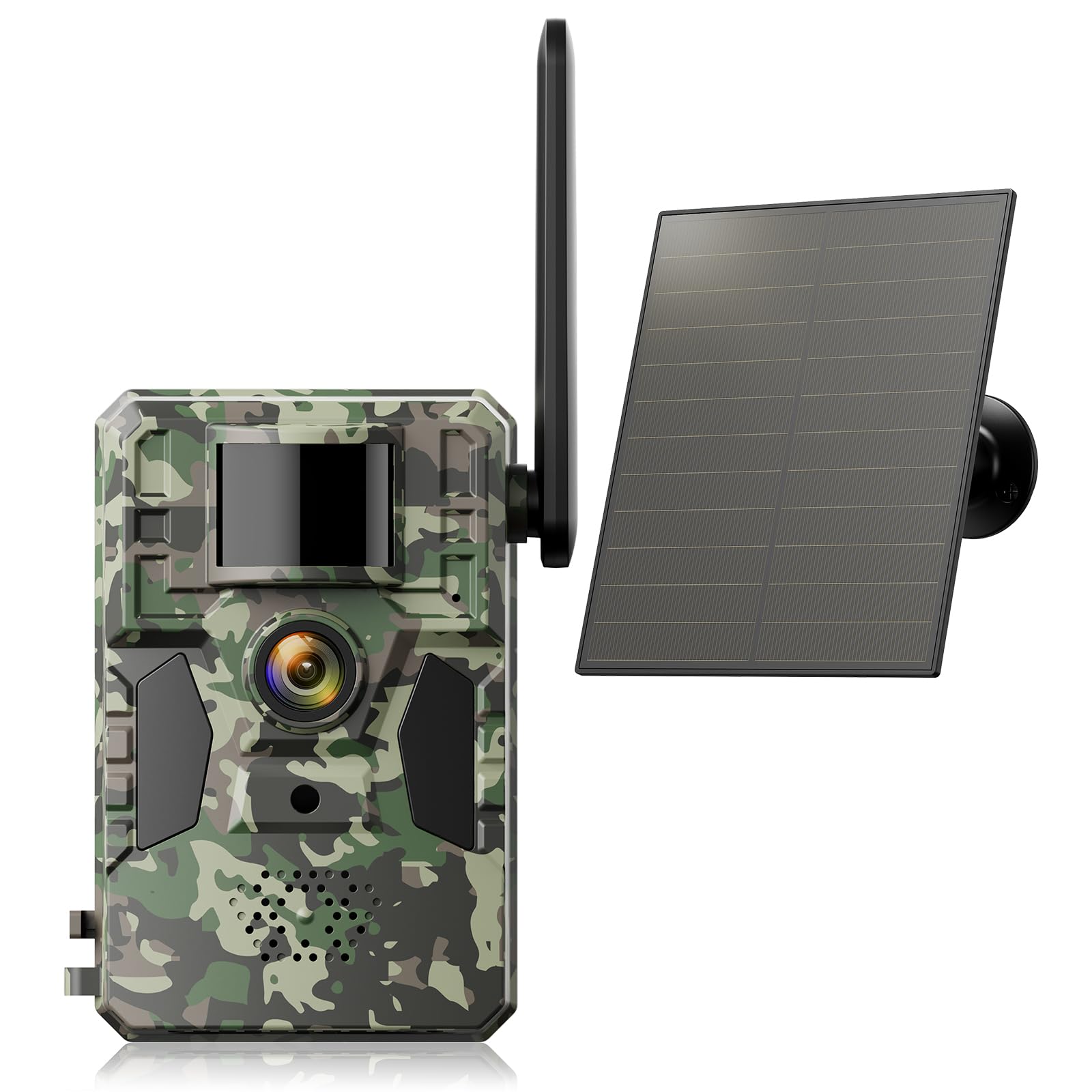 TKENPRO Trail Camera, 2K Cellular Trail Camera with Built in 4G SIM Card Unlimited Data Plan Game Camera