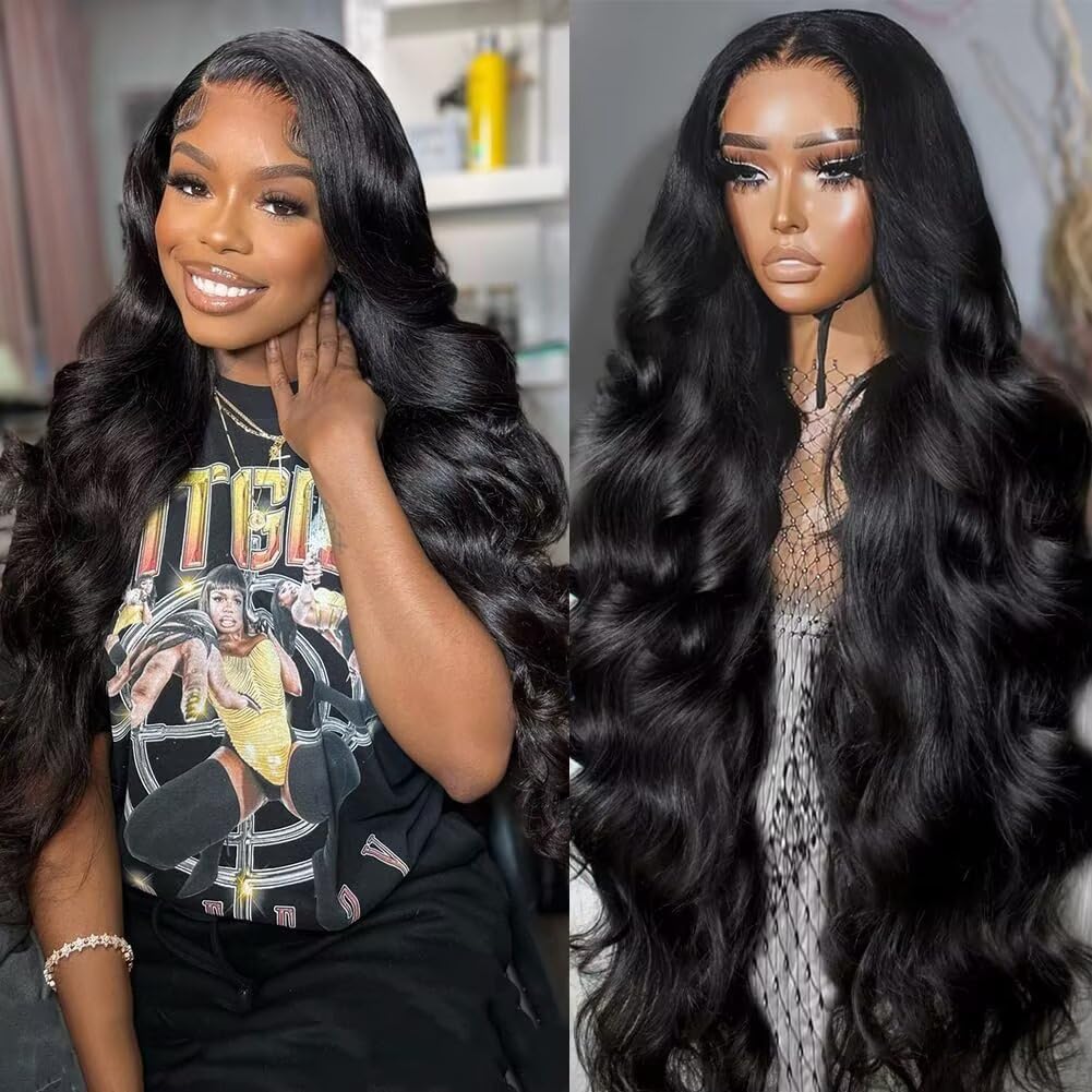 MSGEM 12A Full 13x6 Lace Front Wigs Human Hair Body Wave Virgin - View #5