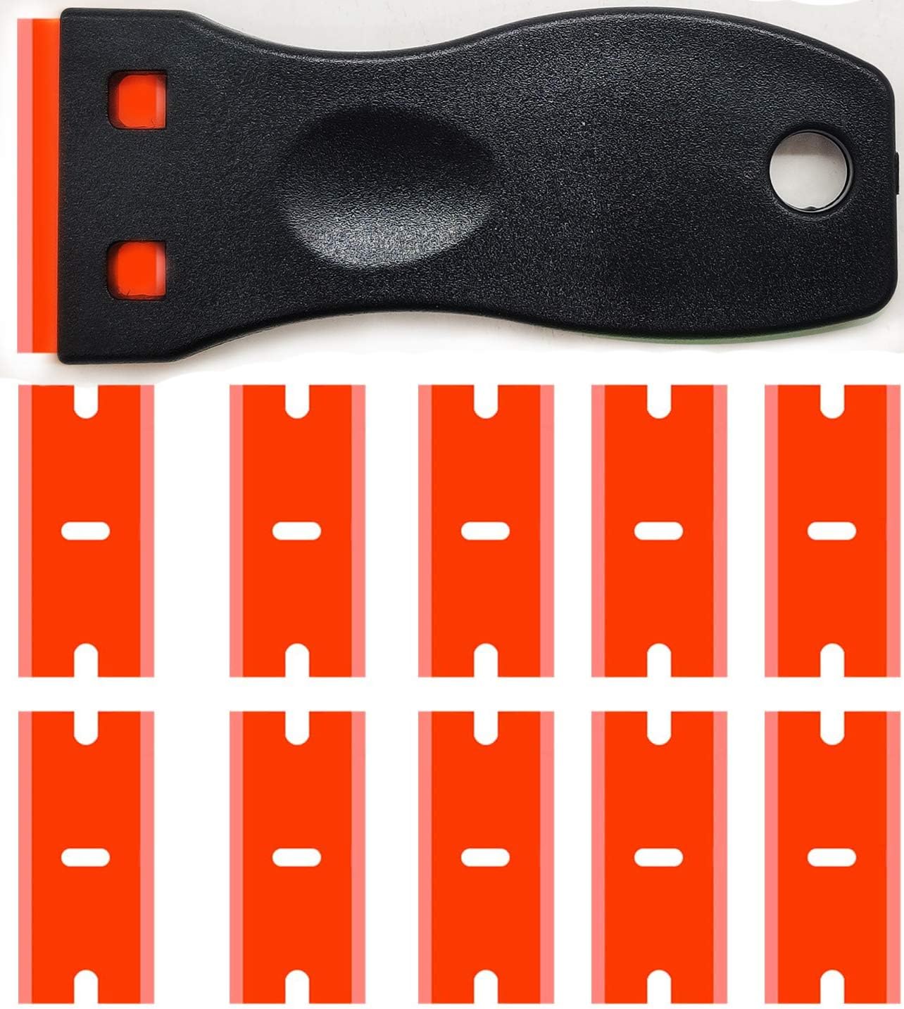 Double Edged Plastic Razor Blade Scrapers Knife with