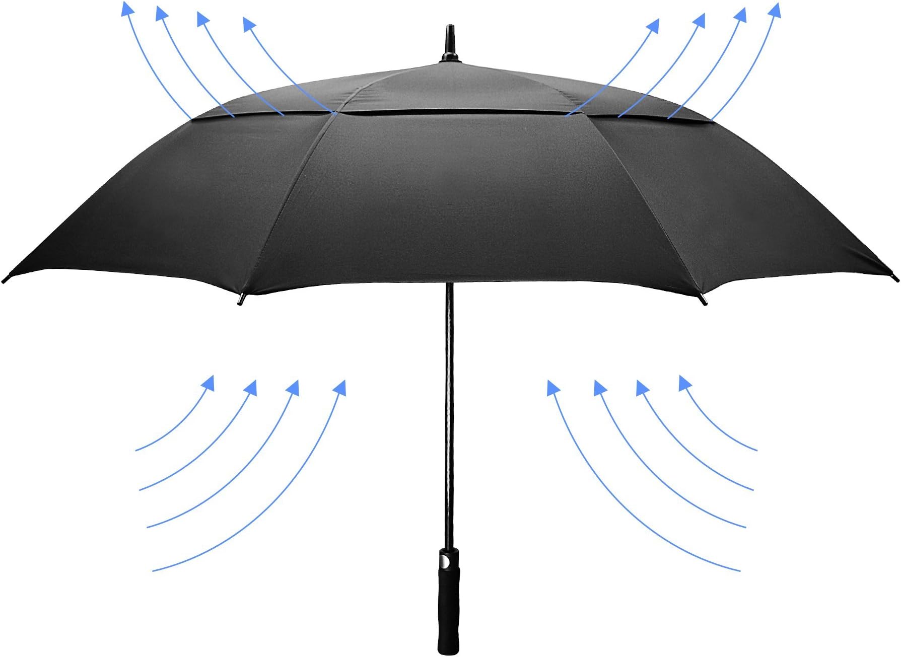 Procella Golf Umbrella 62 Inch Large Windproof Waterproof Oversize