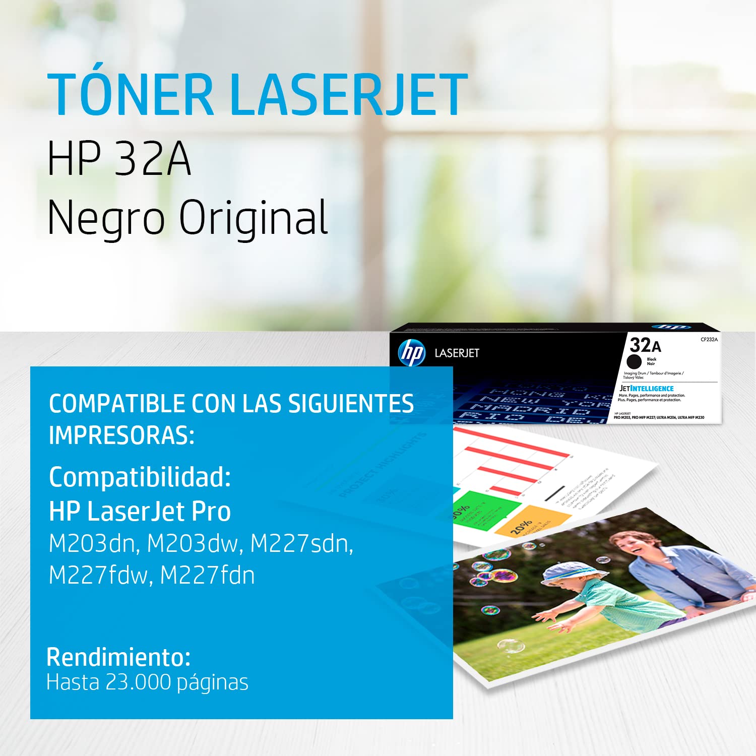 HP 32A (CF232A) Black Original Laserjet 