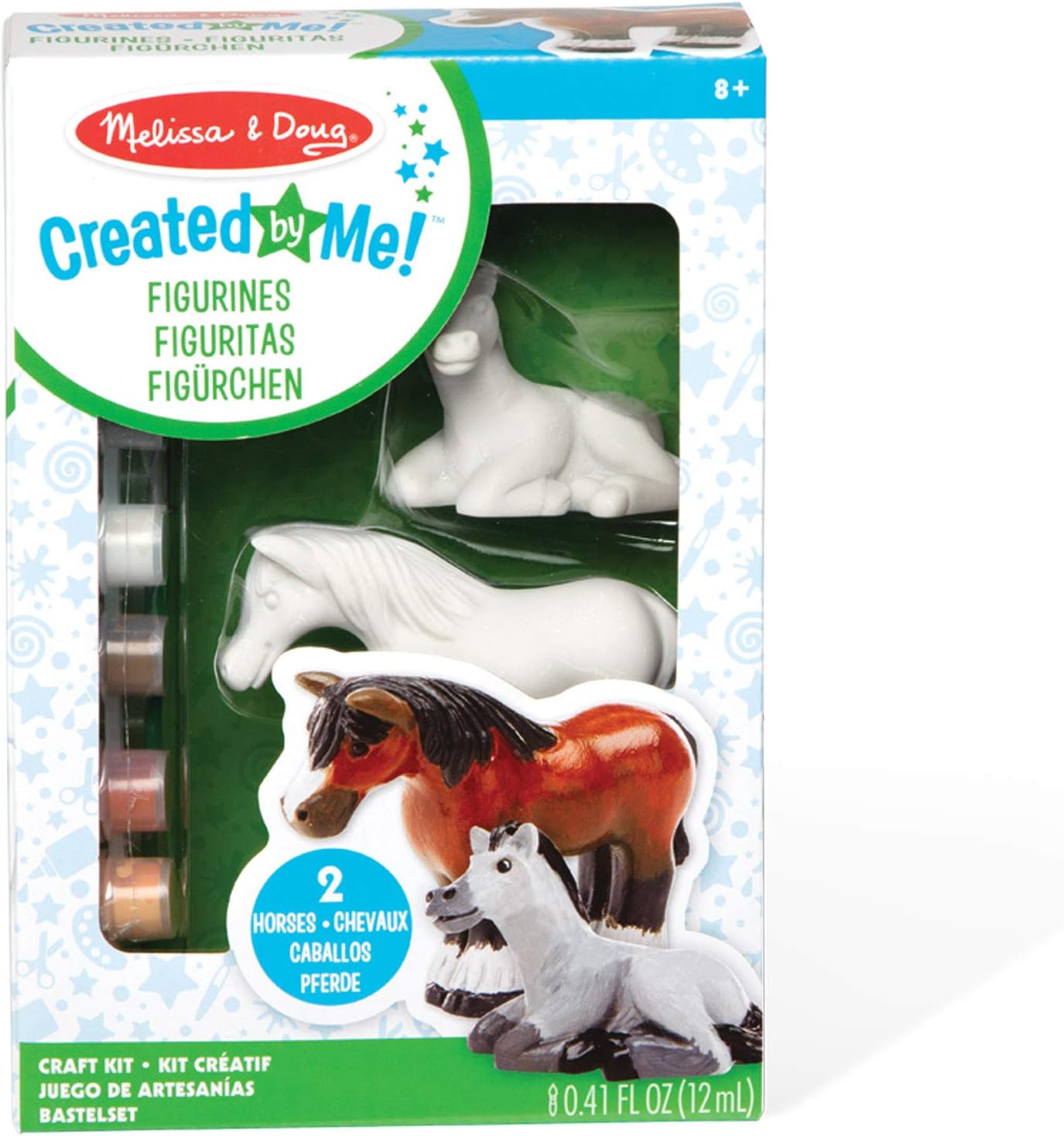 Melissa & Doug DecorateYourOwn Horse Figurines Craft Kit (Includes 2