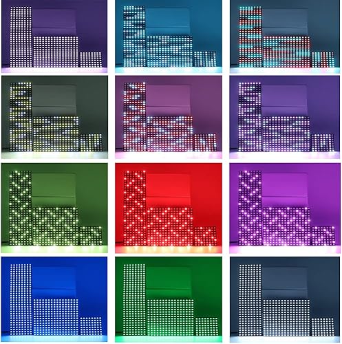 Miniatura 5 de WS2812B RGB LED Digital Flexible Panel de luz direccionable individualmente WS2812 16x16 Módulo Matriz Pantalla DC5V (16 x 16 256 píxeles)