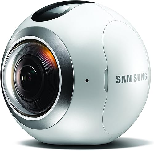 Miniatura 2 de Cámara alta resolución Samsung Gear 360 Real VR alta resolución (reparada certificada)., Versión estadounidense, Blanco