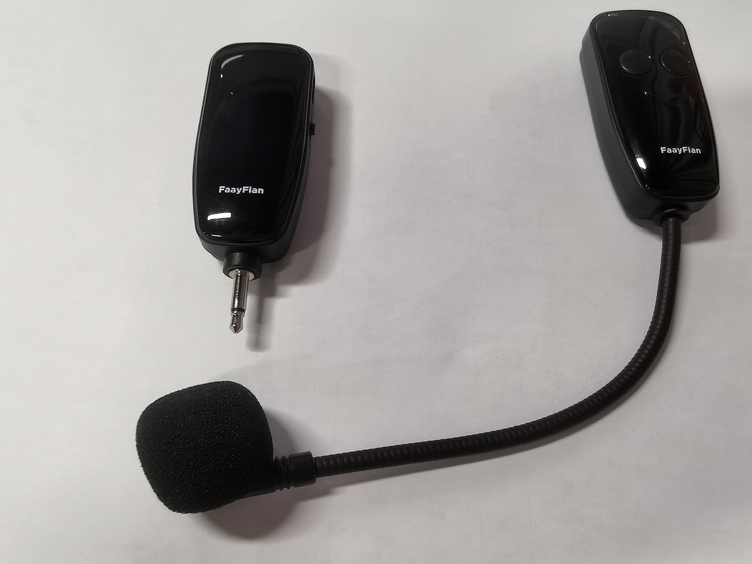 Wireless Microphones Headset, UHF Wireless Mic System, Rechargeable, Headset and Handheld 2 in 1, 160 ft Range, 3.5＆6.35mm Port, for Outdoor Speakers, Voice Amplifier, PA System