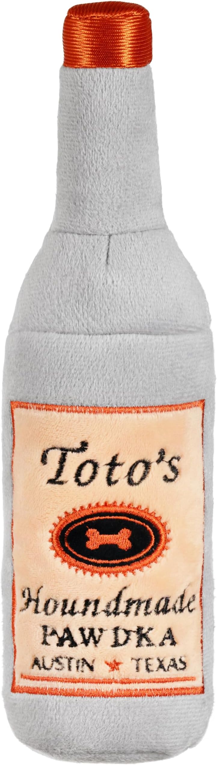 Nestpark Toto's Plush Squeaky Crinkle Dog Toy - Funny Dog Gifts for Medium, Small and Large Dogs - Cute Stuffed Toys for Dog Birthdays