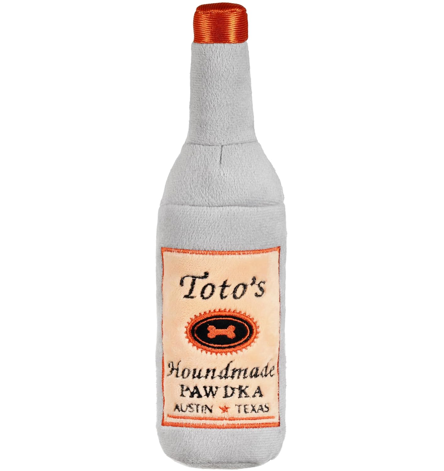 Nestpark Totos Plush Squeaky Crinkle Dog Toy - Funny Dog Gifts for Medium Small and Large Dogs -