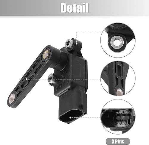 Miniatura 4 de X AUTOHAUX 37146870200 Sensor de nivel de altura de paseo de suspensión neumática delantera trasera izquierda derecha para BMW X1 X2 X3 X4 X5 X6 X7