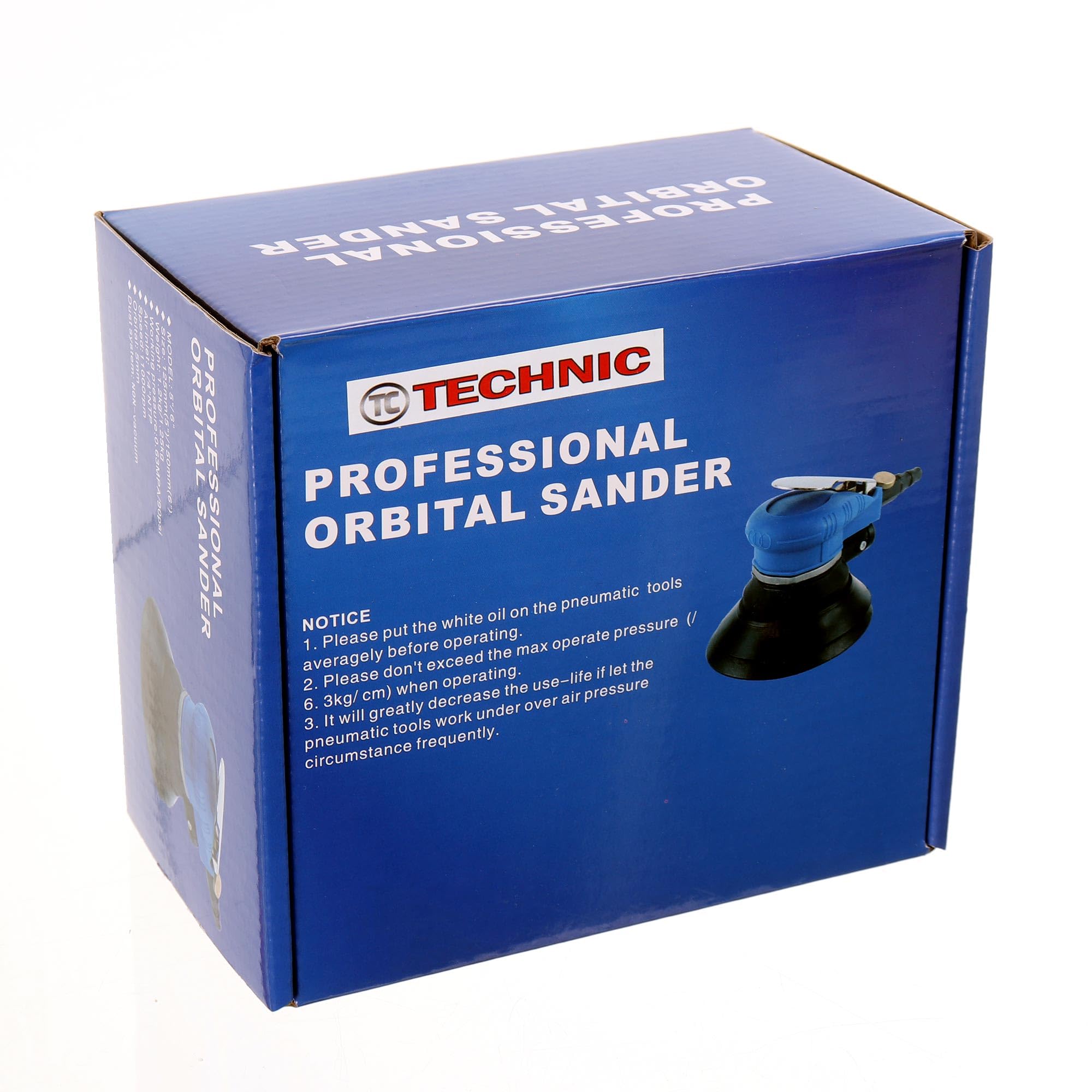 Lijadora excéntrica neumática Technic de 150 mm