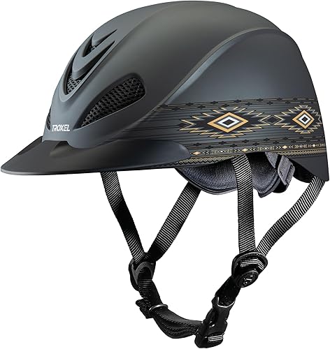 Vista 6 de Troxel Rebel Bold - Casco de equitación, perfil bajo, ligero, diseño ajustable, equipo de equitación de seguridad