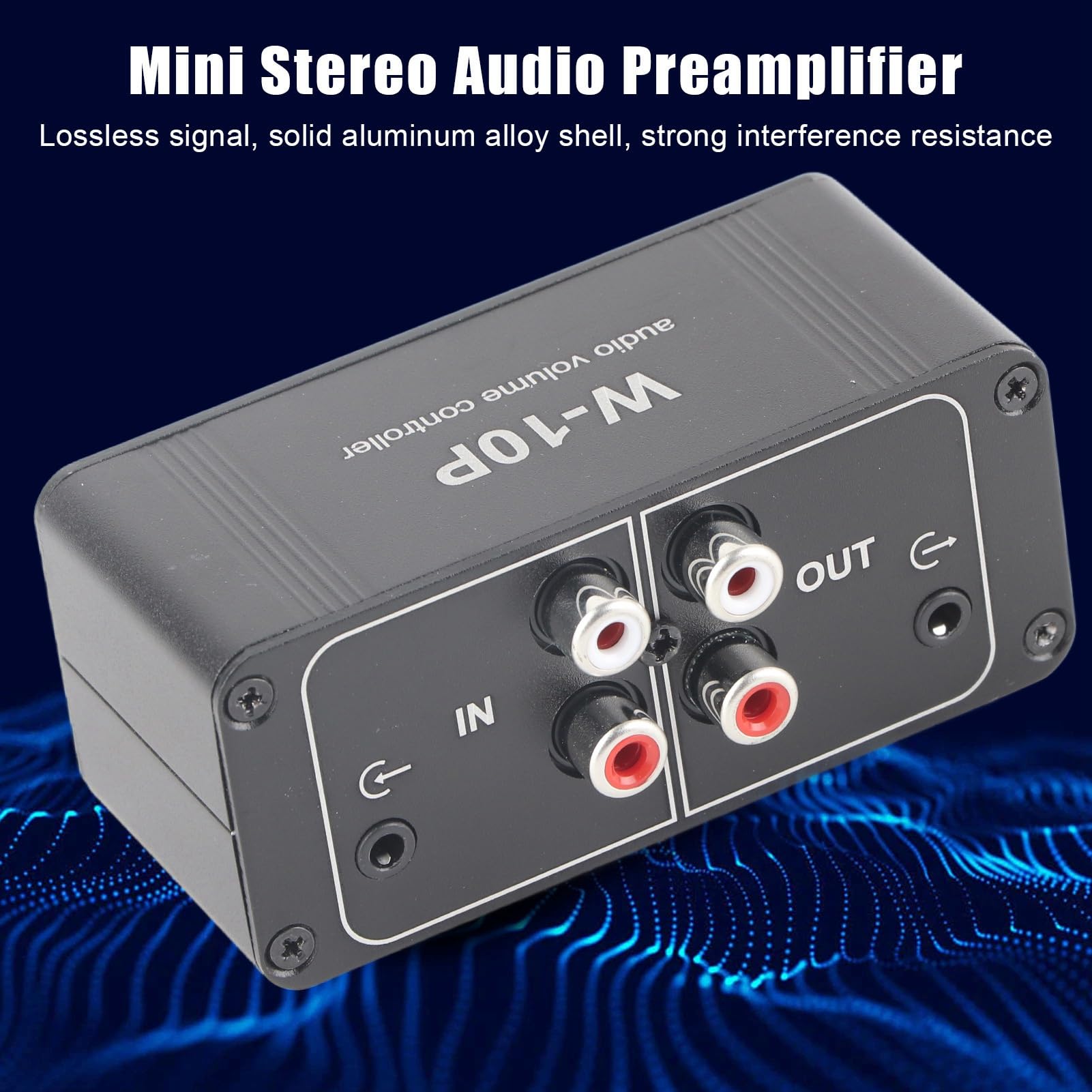 Mini Stereo o Preamplifier & Headphone Amplifier with Jack 3.5mm Output - C Act Amplifier and Volume Controller for All o Devices